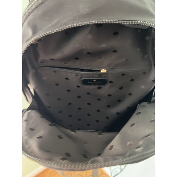 Kate Spade New York Backpack Nylon black leather trim main image 8